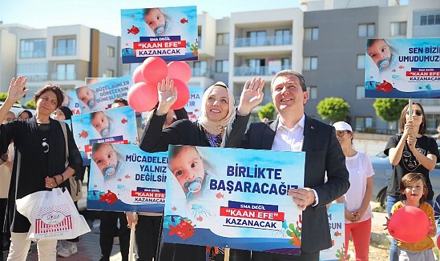 SMA hastası Kaan Efe'ye sürpriz doğum günü