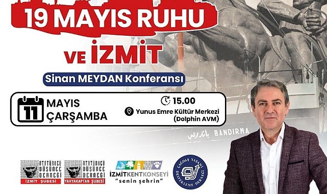 Tarihçi Sinan Meydan 19 Mayıs ruhu ve İzmit'i anlatacak