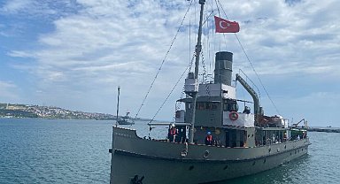 TCG Nusret'in Marmara'daki son durağı Tekirdağ oldu