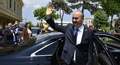 Vali Ekrem Canalp Edirne'ye veda etti