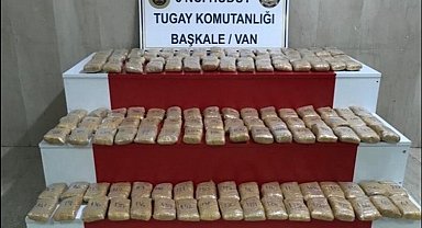 Van Başkale'de 72,5 kilogram eroin ele geçirildi