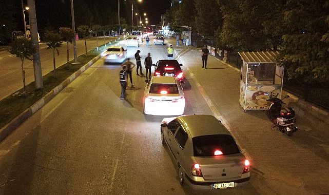 Adıyaman'da 210 personelle '02 Huzur' Operasyonu