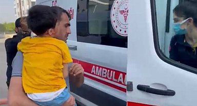 Adıyaman'da 4 metre yükseklikte düşen çocuk yaralandı