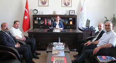 Afyon Basın Birliği'nden İletişim Başkanlığı'na nezaket ziyareti