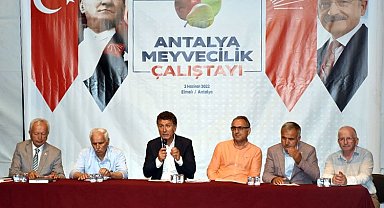 Antalya Elmalı'da CHP'den 'Meyvecilik Çalıştayı'