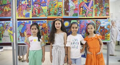 Aydın'da kursiyerler resim sergisi açtı