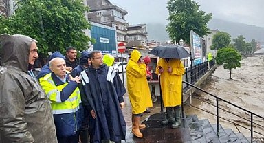 Bakan Kurum afet bölgesinde