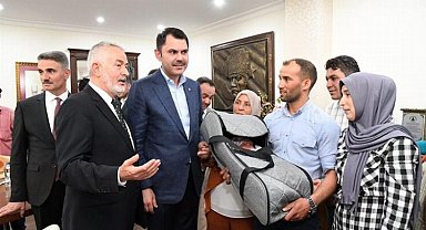 Bakan Kurum'a Isparta'da proje sunumu