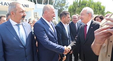 Baskan Atabay CHP Genel Başkanı Kılıçdaroğlu’nu karşıladı
