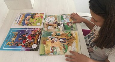 Başkan Gürkan'a mektup yazan öğrenciler hikâye kitabı istedi