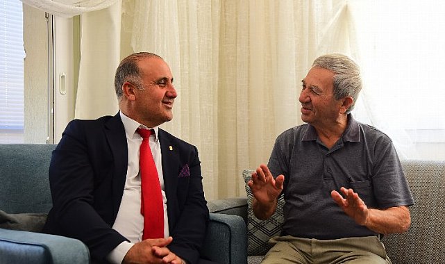 Başkan Kaya'dan şehit babalarına ziyaret