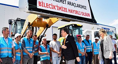 Bilecik'te yeni araçlar iş başı yaptı