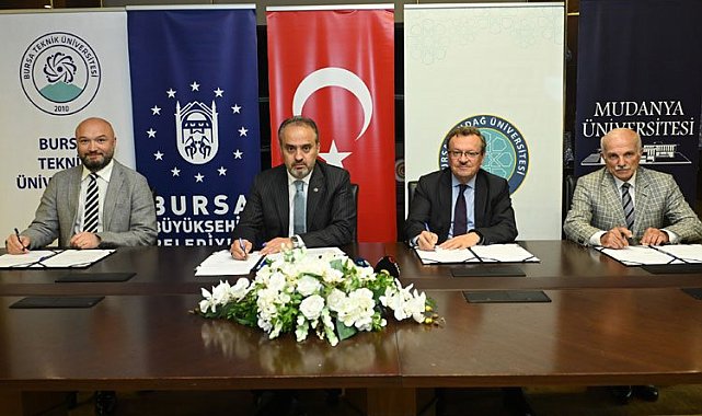 Bursa Büyükşehir'den 3 akademik iş birliği