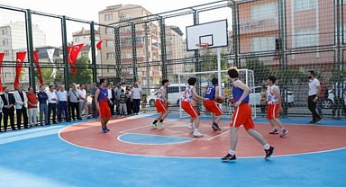 Bursa İnegöl'de Burhaniye semt sahasına kavuştu
