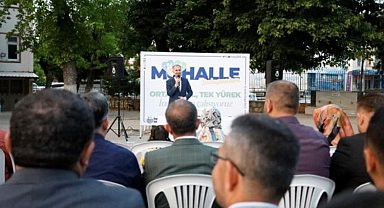Bursa İnegöl'de mahalle buluşmaları Mahmudiye'de gerçekleşti