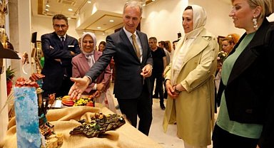 Bursa İnegöl'ün el emekleri Tayyare'de sergileniyor
