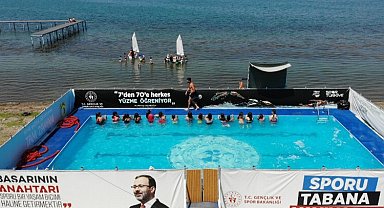 Bursa İznik'te 'yaz spor' heyecanı