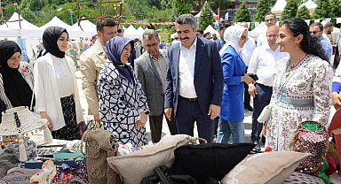Bursa Yıldırım'da 'el emekleri' görücüye çıktı