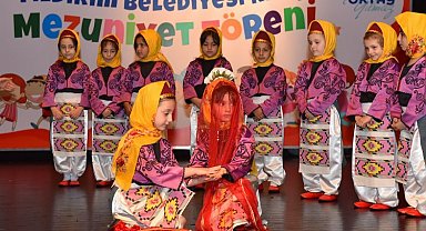Bursa Yıldırım'da kreş çocuklarından hünerli mezuniyet