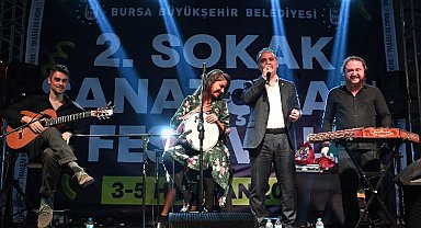 Bursa'da sokak sanatçılarından muhteşem final