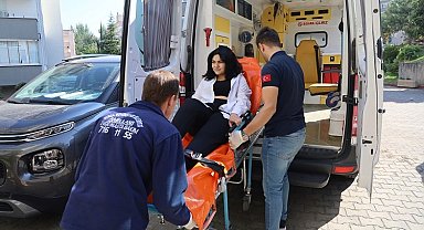 Bursa'da üniversite yolunda ilk adımı ambulansla attı