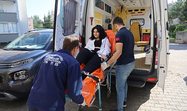Bursa'da üniversite yolunda ilk adımı ambulansla attı