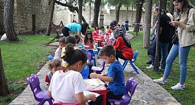 Çocuklar hem eğlendi hem öğrendi