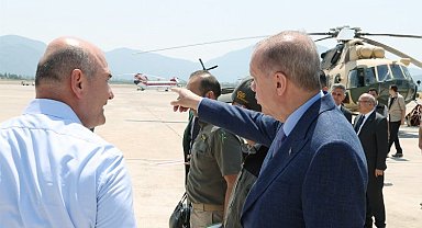 Cumhurbaşkanı Erdoğan, Bakanlardan yerinde bilgi aldı