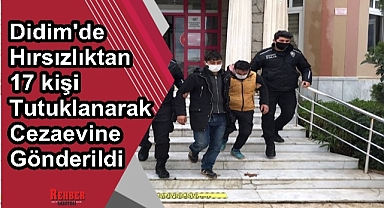 Didim’de hırsızlıktan 17 kişi tutuklandı