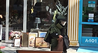 Didim'de şüpheli bomba paniğı