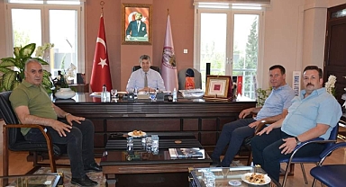 Didim Esnaf Odası Başkanından AYESOB başkanına ziyaret…