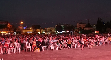 DİDİM KENT MEYDANINDA AÇIK HAVA SİNEMASI