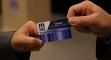 Erzurum Büyükşehir'den 2 bin 500 aileye gıda kartı