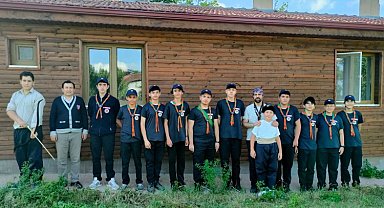Eskişehirli izciler Bilecik Küçükelmalı'da kamp yaptı