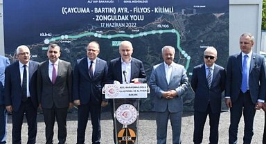 Filyos-Çatalağzı Yolu'nun 2024 yılında hizmete alınıyor