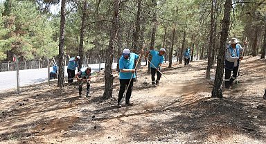 Gaziantep ormanlarında olası yangın alarmı