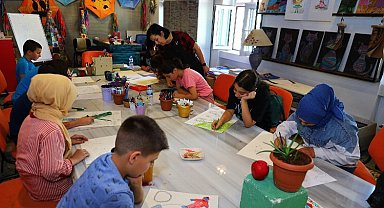 Gaziantep Sanat Akademisi'nde, çocuk sanat kursları başladı