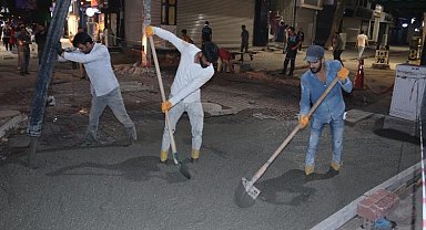 İzmit'in yolları betonlaşıyor