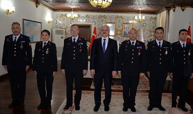 Jandarma'dan Vali Kılıç'a ziyaret