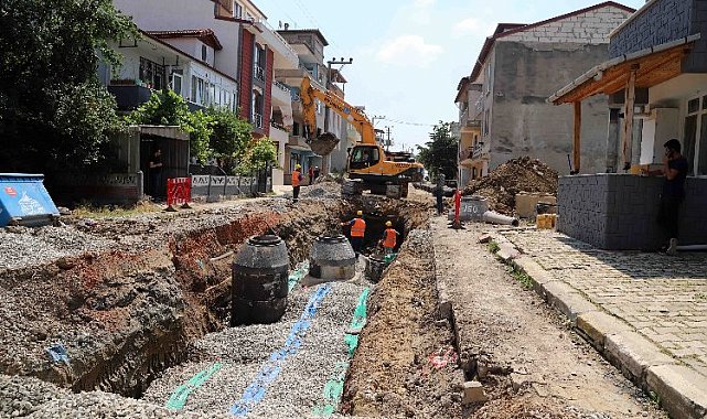 Kartepe'de yağmursuyu hattı sevinci