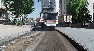 Kayseri Talas'ta yollar yenileniyor