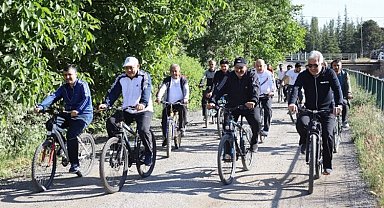 Kayseri Yahyalı'da bisiklet turu