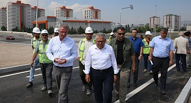 Kayseri'de dört dörtlük kavşak açılışı