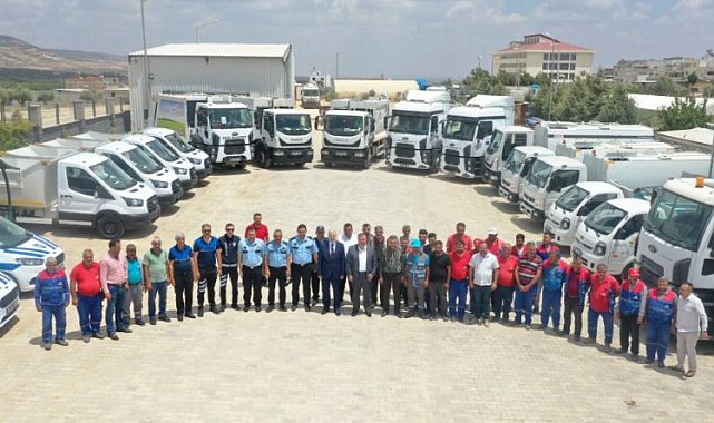 Kilis Belediyesi'ne 25 araç takviye