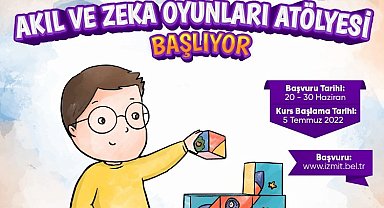 Kocaeli İzmit Belediyesi'nden Akıl ve Zeka Oyunları Atölyesi