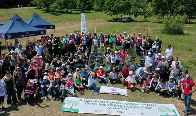 Kocaeli İzmit çevre farkındalığına yürüdü