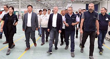 Kocaeli'de Koreli fabrikaya ziyaret