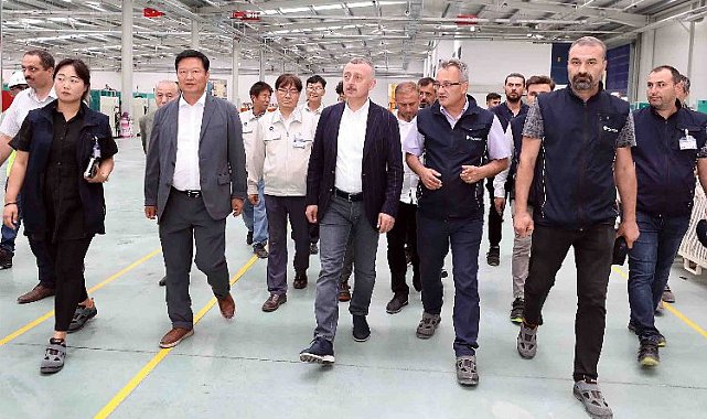 Kocaeli'de Koreli fabrikaya ziyaret