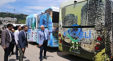 Kocaeli'nin otobüslerine turistik giydirme