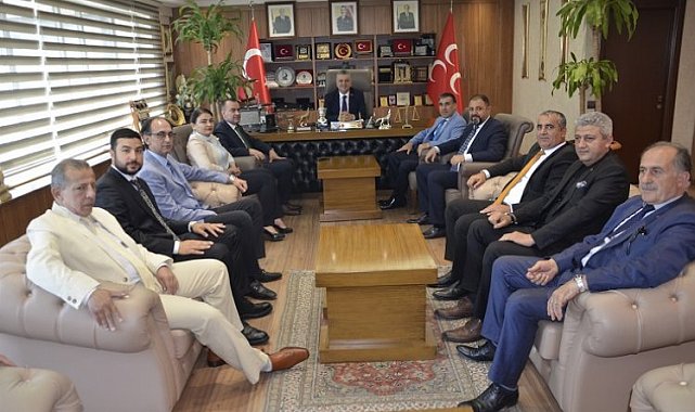 KSMMMO Başkanı Ali Yedikaya'dan MHP Kayseri'ye iade-i ziyaret